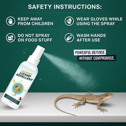 Lizard-Shield Lizard Repellent Spray | Chemical-Free Anti Lizard Spray For Home & Office